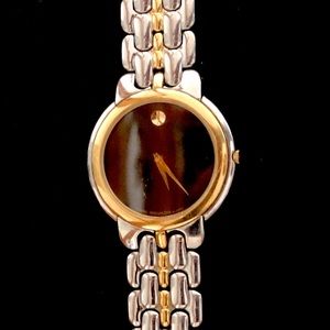 Movado Men’s Museum Style Two Toned Watch